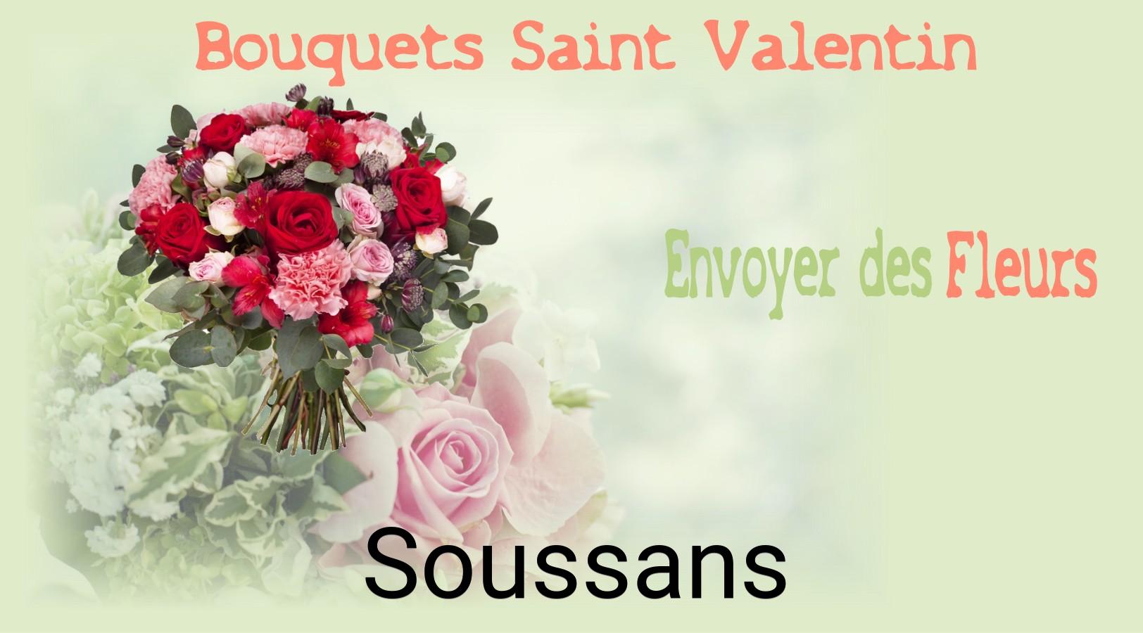 Roses de Saint-Valentin livrées à Soussans